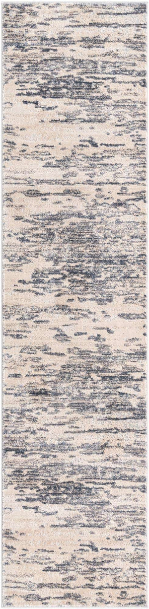 Gray 2' x 8' Oasis Runner Area Rug 65% Polypropylene & 35% Polyester Contemporary Carpet for Living Rooms, Bedroom, Kitchen, Dining, Office for Sale at Rug Engine