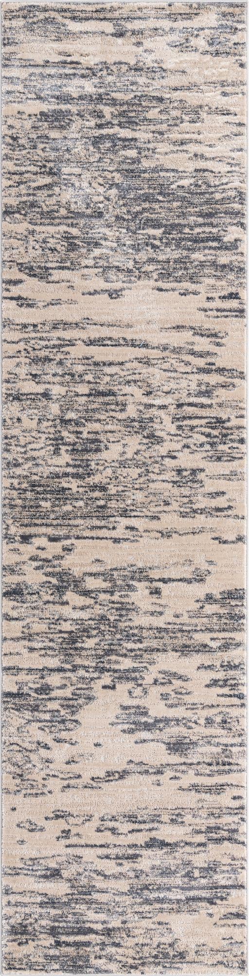 Gray 2' 7 x 10' Oasis Runner Area Rug 65% Polypropylene & 35% Polyester Contemporary Carpet for Living Rooms, Bedroom, Kitchen, Dining, Office for Sale at Rug Engine