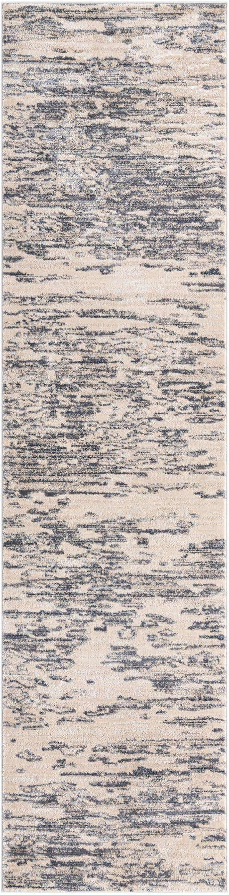 Gray 2' 7 x 10' Oasis Runner Area Rug 65% Polypropylene & 35% Polyester Contemporary Carpet for Living Rooms, Bedroom, Kitchen, Dining, Office for Sale at Rug Engine