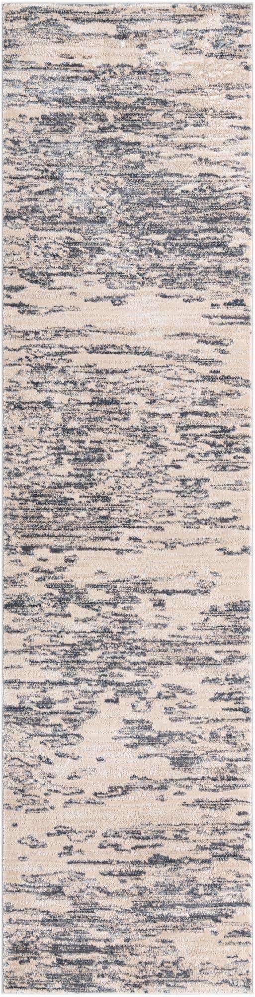 Gray 2' 7 x 10' Oasis Runner Area Rug 65% Polypropylene & 35% Polyester Contemporary Carpet for Living Rooms, Bedroom, Kitchen, Dining, Office for Sale at Rug Engine