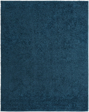 Sapphire Blue 9' 10 x 13' 11 Comfort Solid Shag Rectangle Area Rug Thick Soft Touch Fluffy & Plush Shaggy Pile 100% Polypropylene for Living Room, Office, Bedroom for Sale at Rug Engine