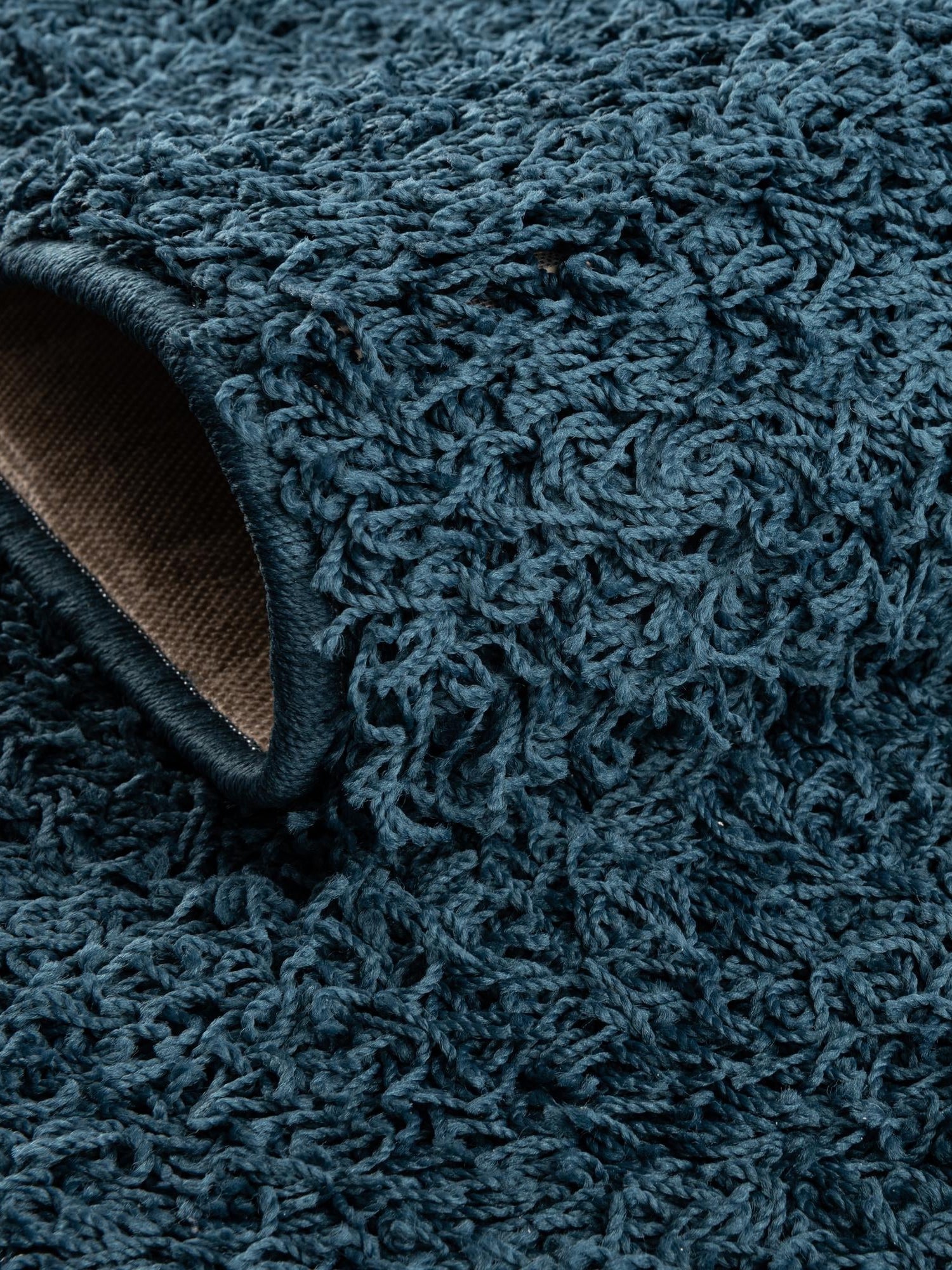 Sapphire Blue 9' 10 x 13' 11 Comfort Solid Shag Rectangle Area Rug Thick Soft Touch Fluffy & Plush Shaggy Pile 100% Polypropylene for Living Room, Office, Bedroom for Sale at Rug Engine
