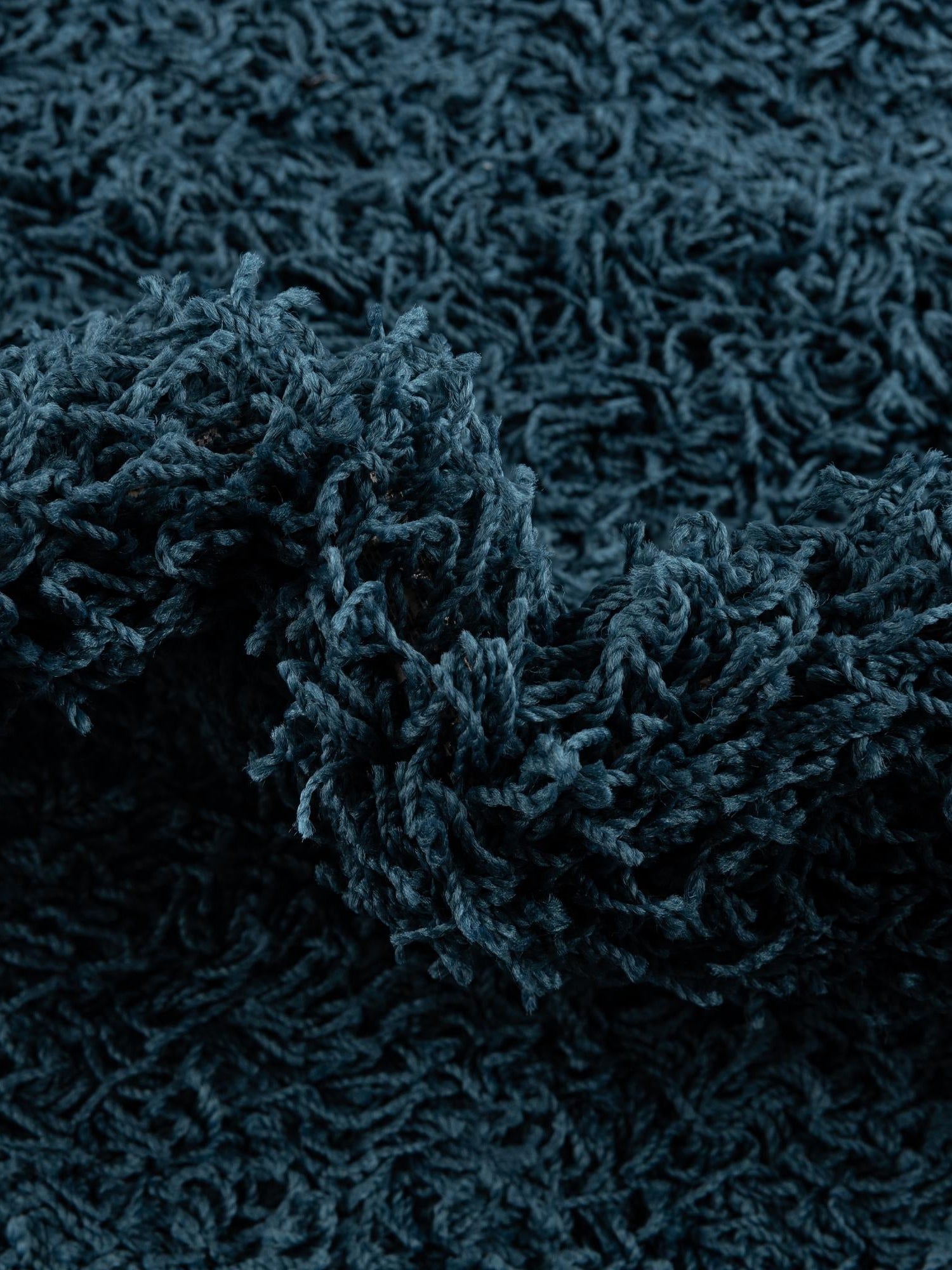 Sapphire Blue 9' 10 x 13' 11 Comfort Solid Shag Rectangle Area Rug Thick Soft Touch Fluffy & Plush Shaggy Pile 100% Polypropylene for Living Room, Office, Bedroom for Sale at Rug Engine