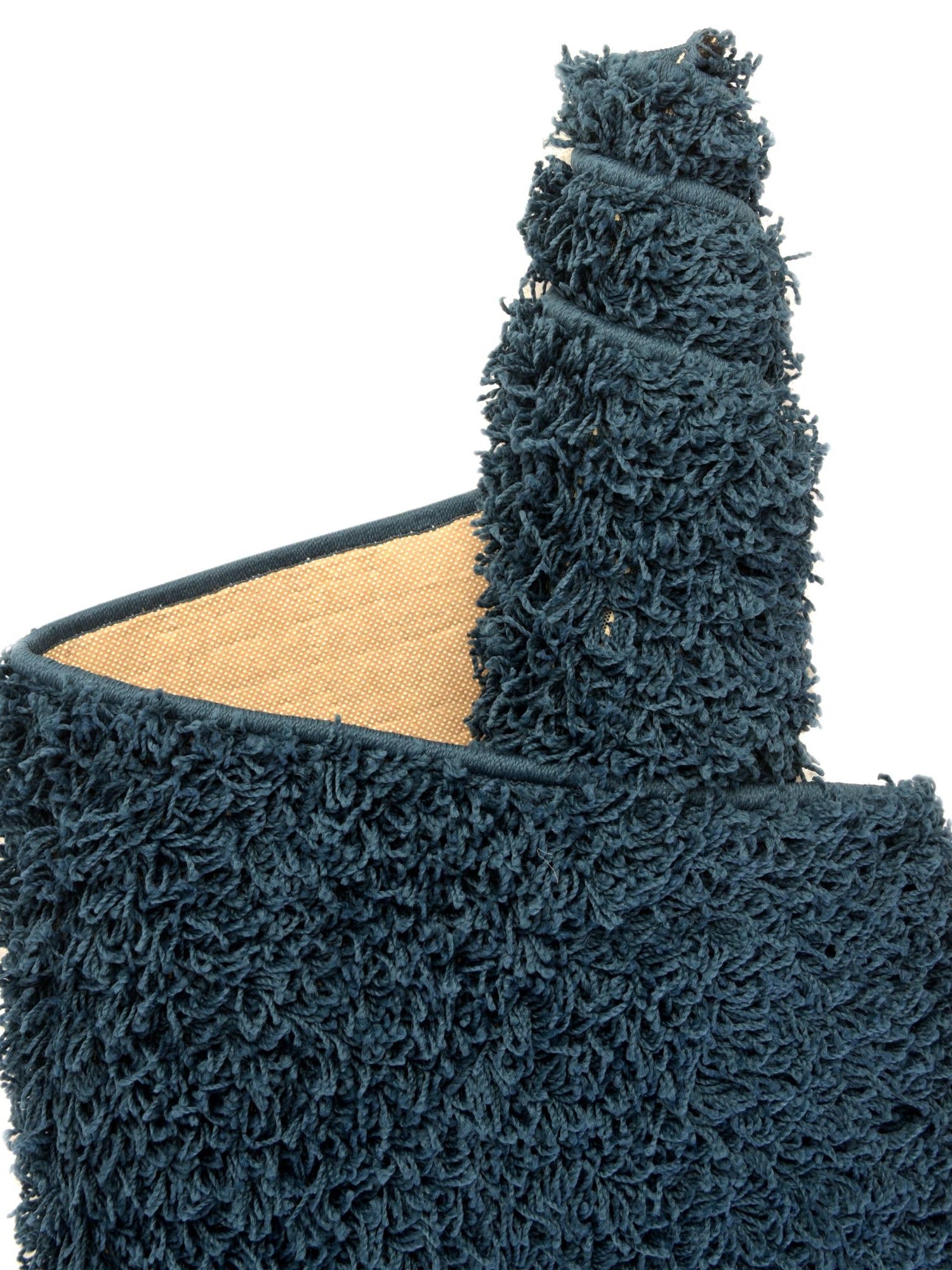 Sapphire Blue 3' 3 x 5' 3 Comfort Solid Shag Rectangle Area Rug Thick Soft Touch Fluffy & Plush Shaggy Pile 100% Polypropylene for Living Room, Office, Bedroom for Sale at Rug Engine