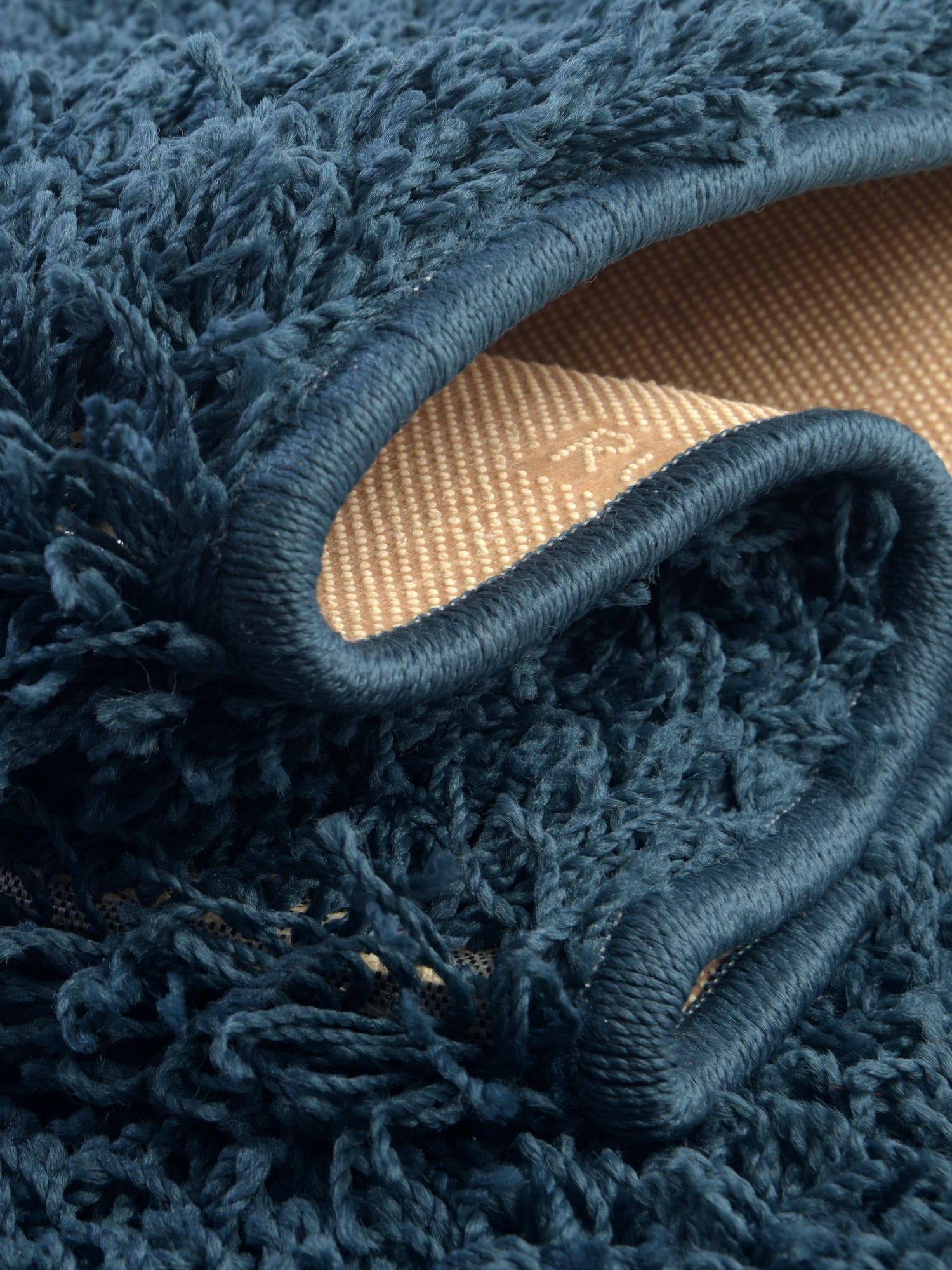 Sapphire Blue 9' 10 x 13' 11 Comfort Solid Shag Rectangle Area Rug Thick Soft Touch Fluffy & Plush Shaggy Pile 100% Polypropylene for Living Room, Office, Bedroom for Sale at Rug Engine