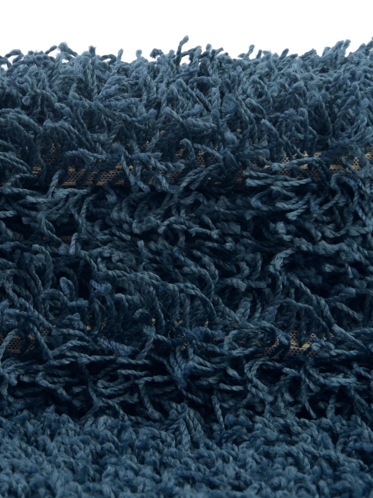 Sapphire Blue 9' 10 x 13' 11 Comfort Solid Shag Rectangle Area Rug Thick Soft Touch Fluffy & Plush Shaggy Pile 100% Polypropylene for Living Room, Office, Bedroom for Sale at Rug Engine