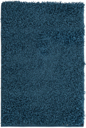 Sapphire Blue 2' 2 x 3' Comfort Solid Shag Rectangle Area Rug Thick Soft Touch Fluffy & Plush Shaggy Pile 100% Polypropylene for Living Room, Office, Bedroom for Sale at Rug Engine