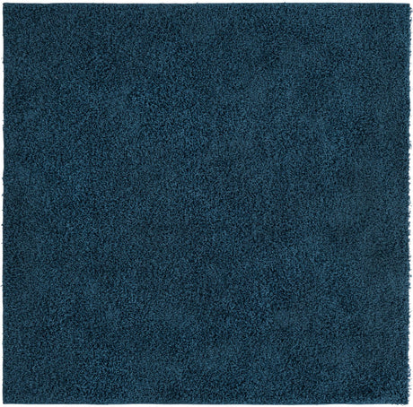 Sapphire Blue 7' x 7' Comfort Solid Shag Square Area Rug Thick Soft Touch Fluffy & Plush Shaggy Pile 100% Polypropylene for Living Room, Office, Bedroom for Sale at Rug Engine