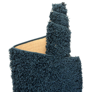 Sapphire Blue 2' 6 x 16' 5 Comfort Solid Shag Runner Area Rug Thick Soft Touch Fluffy & Plush Shaggy Pile 100% Polypropylene for Living Room, Office, Bedroom for Sale at Rug Engine