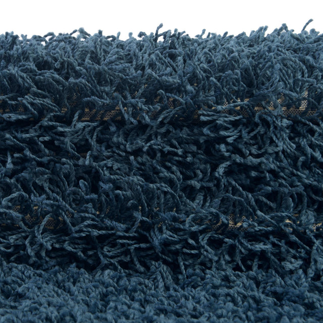 Sapphire Blue 2' 6 x 16' 5 Comfort Solid Shag Runner Area Rug Thick Soft Touch Fluffy & Plush Shaggy Pile 100% Polypropylene for Living Room, Office, Bedroom for Sale at Rug Engine