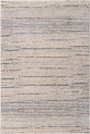 Cream 7' x 10' Oasis Rectangle Area Rug 65% Polypropylene & 35% Polyester Contemporary Carpet for Living Rooms, Bedroom, Kitchen, Dining, Office for Sale at Rug Engine