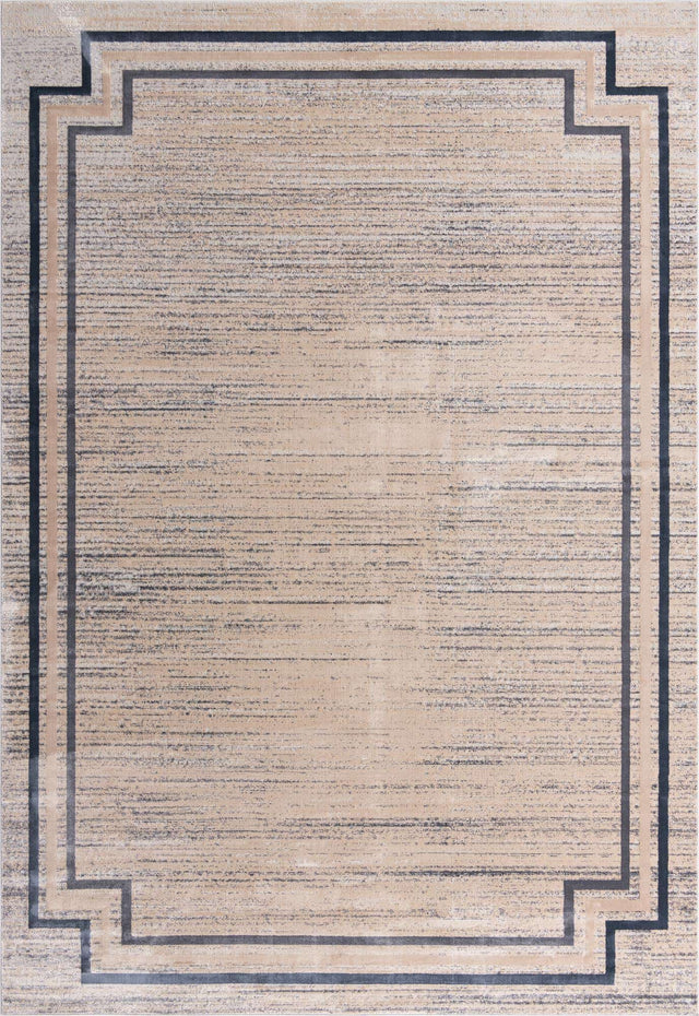 Gray 10' x 14' Oasis Rectangle Area Rug 65% Polypropylene & 35% Polyester Contemporary Carpet for Living Rooms, Bedroom, Kitchen, Dining, Office for Sale at Rug Engine