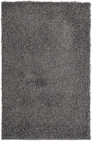 Graphite Gray 3' 3 x 5' 3 Comfort Solid Shag Rectangle Area Rug Thick Soft Touch Fluffy & Plush Shaggy Pile 100% Polypropylene for Living Room, Office, Bedroom for Sale at Rug Engine