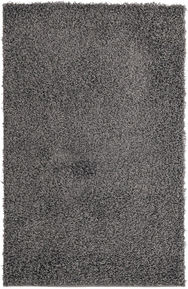 Graphite Gray 3' 3 x 5' 3 Comfort Solid Shag Rectangle Area Rug Thick Soft Touch Fluffy & Plush Shaggy Pile 100% Polypropylene for Living Room, Office, Bedroom for Sale at Rug Engine