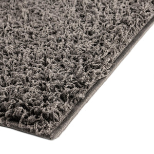 Graphite Gray 7' x 7' Comfort Solid Shag Square Area Rug Thick Soft Touch Fluffy & Plush Shaggy Pile 100% Polypropylene for Living Room, Office, Bedroom for Sale at Rug Engine