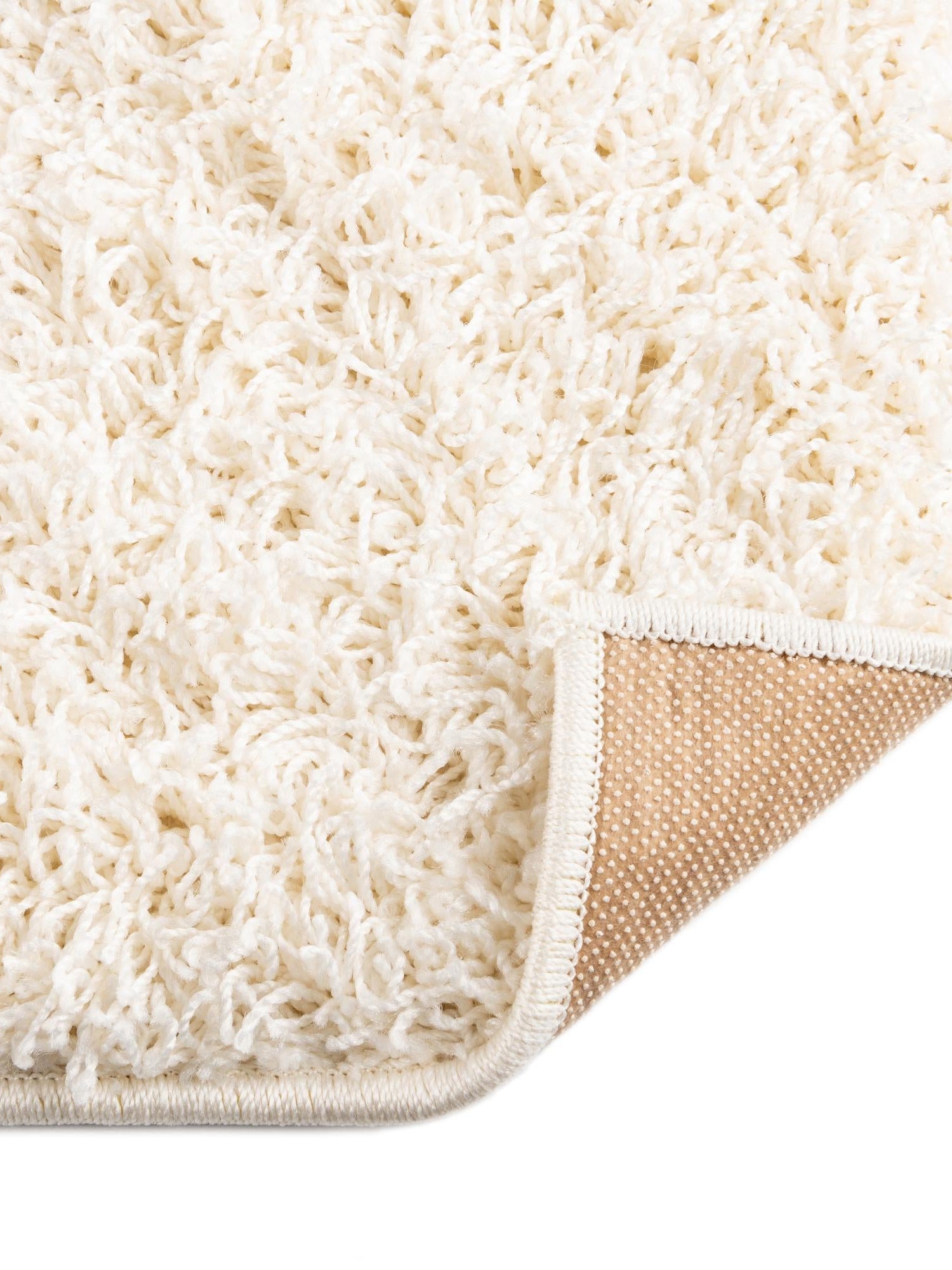 Snow White 3' 3 x 5' 3 Comfort Solid Shag Rectangle Area Rug Thick Soft Touch Fluffy & Plush Shaggy Pile 100% Polypropylene for Living Room, Office, Bedroom for Sale at Rug Engine