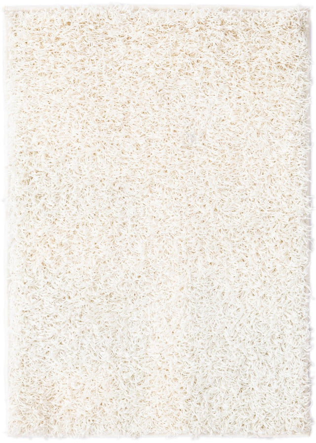 Snow White 2' 2 x 3' 1 Comfort Solid Shag Rectangle Area Rug Thick Soft Touch Fluffy & Plush Shaggy Pile 100% Polypropylene for Living Room, Office, Bedroom for Sale at Rug Engine