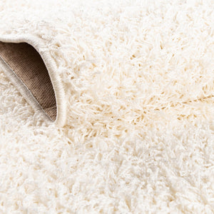 Snow White 10' x 10' Comfort Solid Shag Square Area Rug Thick Soft Touch Fluffy & Plush Shaggy Pile 100% Polypropylene for Living Room, Office, Bedroom for Sale at Rug Engine