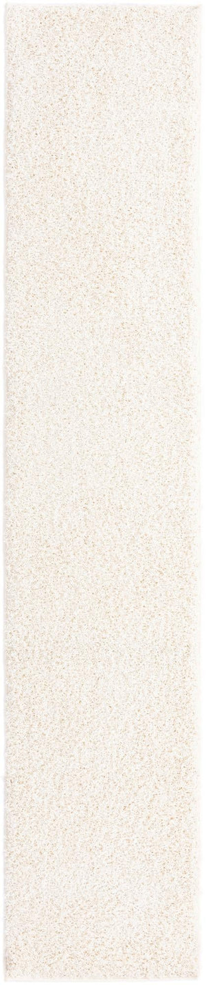 Snow White 2' 6 x 13' Comfort Solid Shag Runner Area Rug Thick Soft Touch Fluffy & Plush Shaggy Pile 100% Polypropylene for Living Room, Office, Bedroom for Sale at Rug Engine