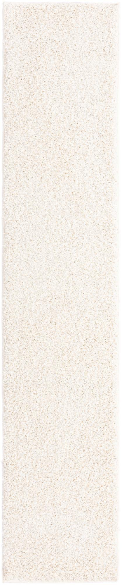 Snow White 2' 6 x 13' Comfort Solid Shag Runner Area Rug Thick Soft Touch Fluffy & Plush Shaggy Pile 100% Polypropylene for Living Room, Office, Bedroom for Sale at Rug Engine