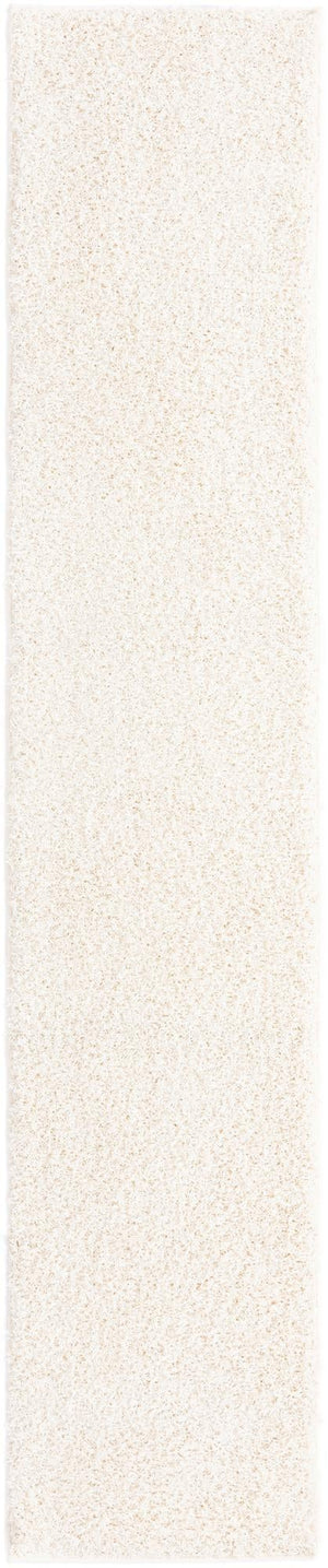 Snow White 2' 6 x 13' Comfort Solid Shag Runner Area Rug Thick Soft Touch Fluffy & Plush Shaggy Pile 100% Polypropylene for Living Room, Office, Bedroom for Sale at Rug Engine