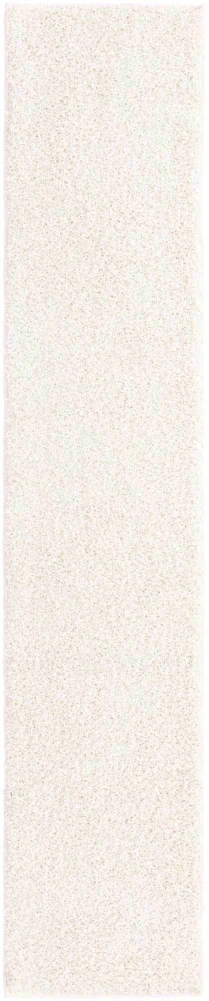 Snow White 2' 6 x 13' Comfort Solid Shag Runner Area Rug Thick Soft Touch Fluffy & Plush Shaggy Pile 100% Polypropylene for Living Room, Office, Bedroom for Sale at Rug Engine