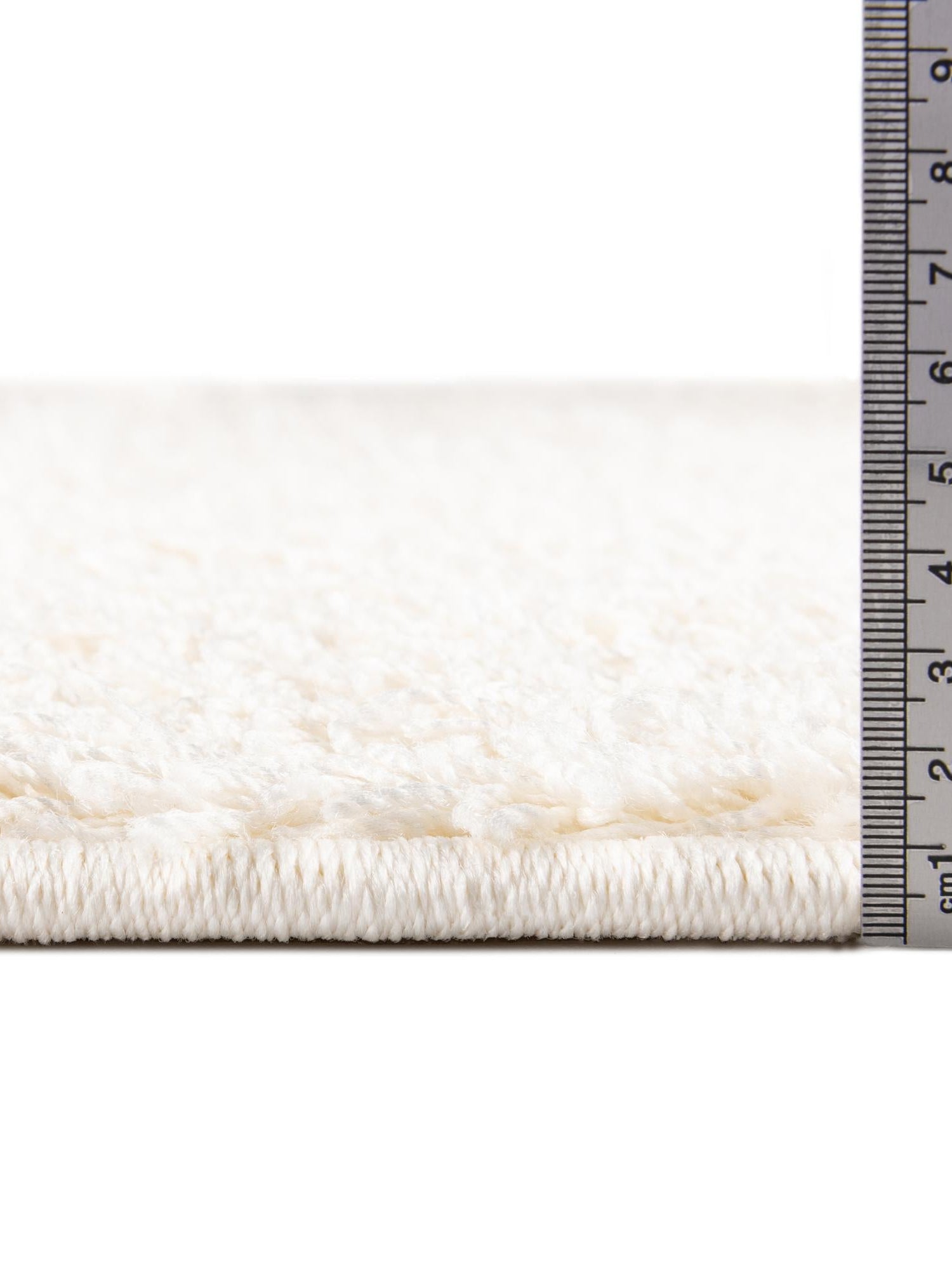 Snow White 2' 6 x 13' Comfort Solid Shag Runner Area Rug Thick Soft Touch Fluffy & Plush Shaggy Pile 100% Polypropylene for Living Room, Office, Bedroom for Sale at Rug Engine