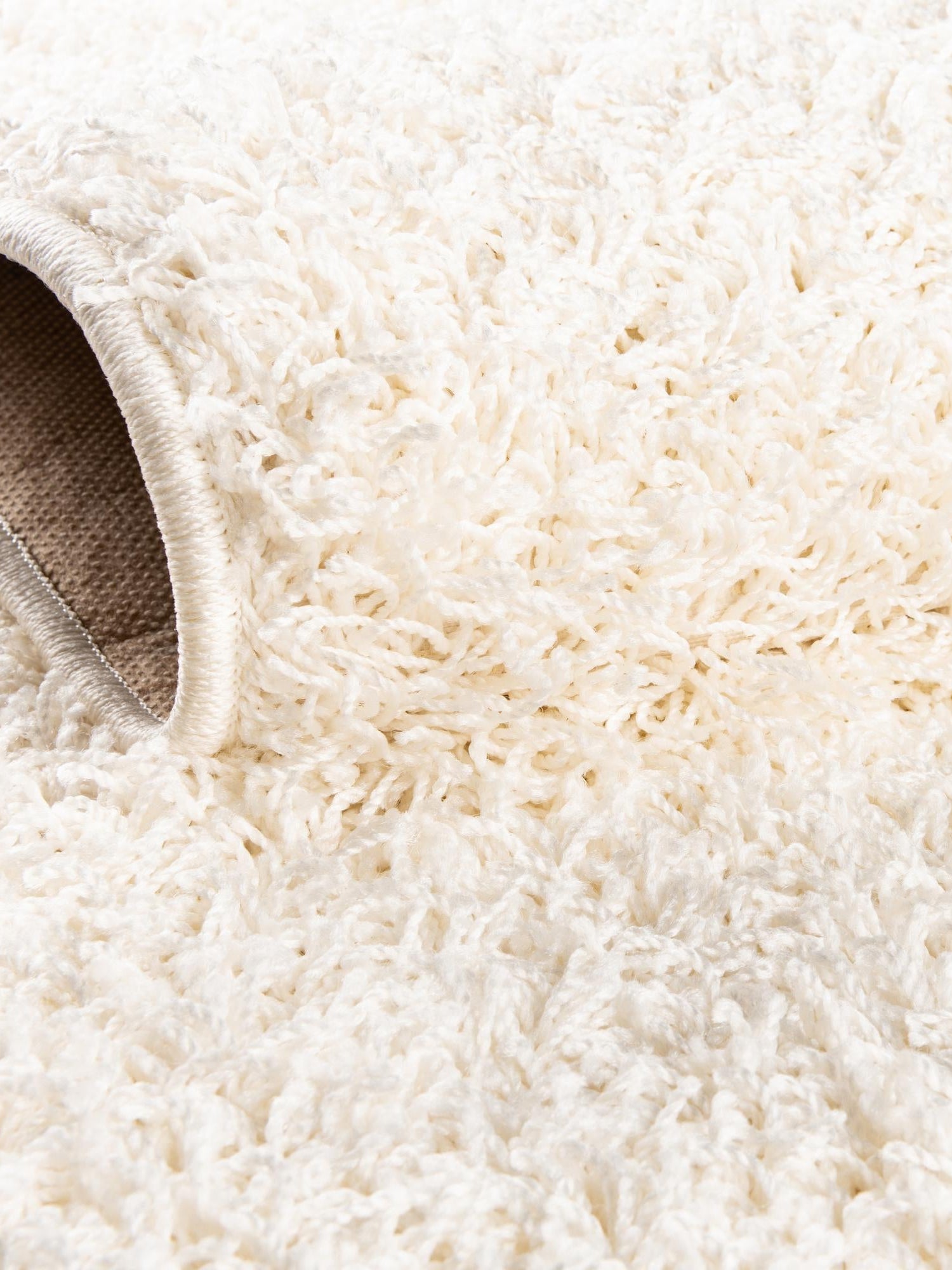 Snow White 2' 6 x 13' Comfort Solid Shag Runner Area Rug Thick Soft Touch Fluffy & Plush Shaggy Pile 100% Polypropylene for Living Room, Office, Bedroom for Sale at Rug Engine