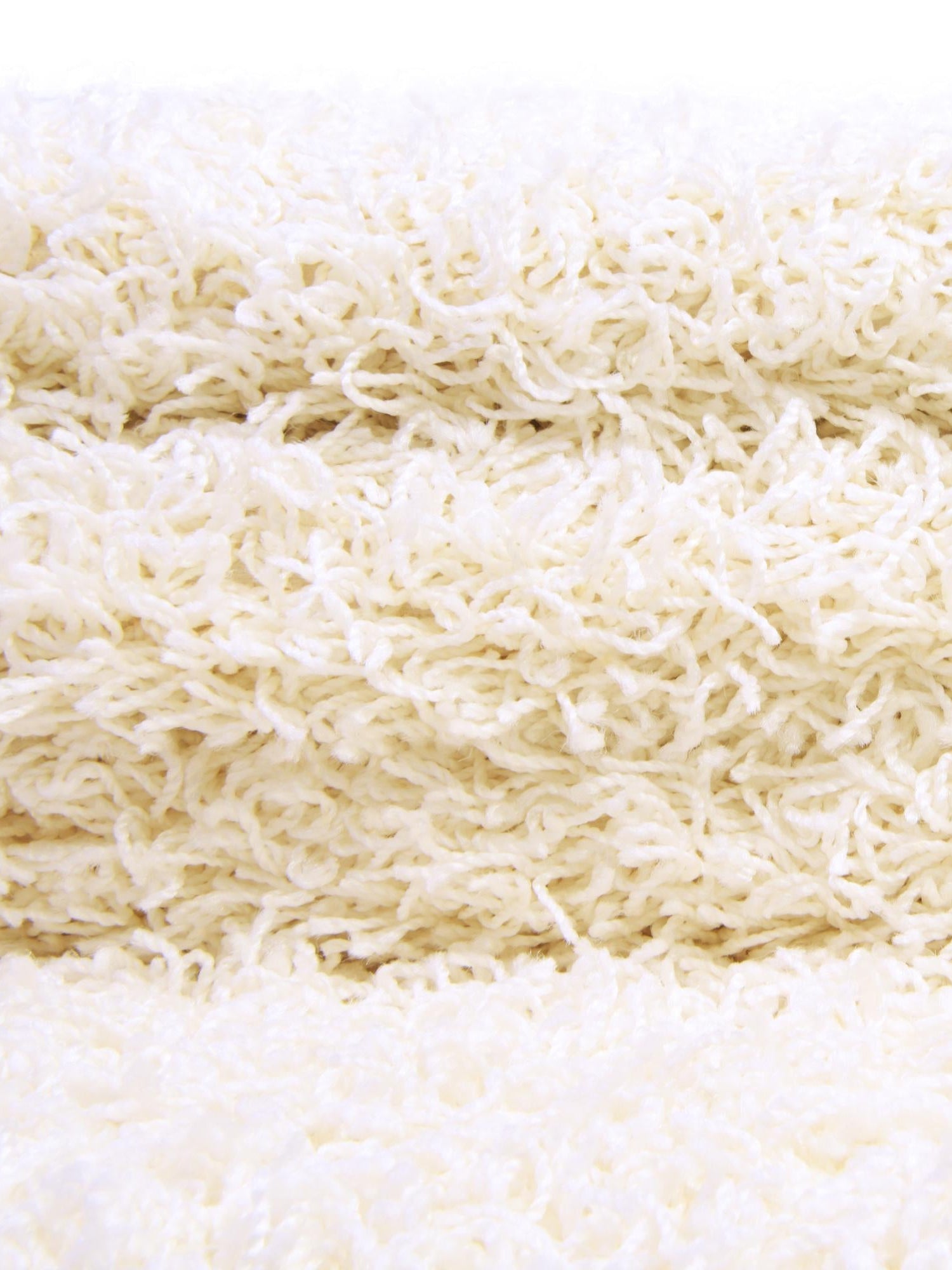 Snow White 2' 6 x 13' Comfort Solid Shag Runner Area Rug Thick Soft Touch Fluffy & Plush Shaggy Pile 100% Polypropylene for Living Room, Office, Bedroom for Sale at Rug Engine