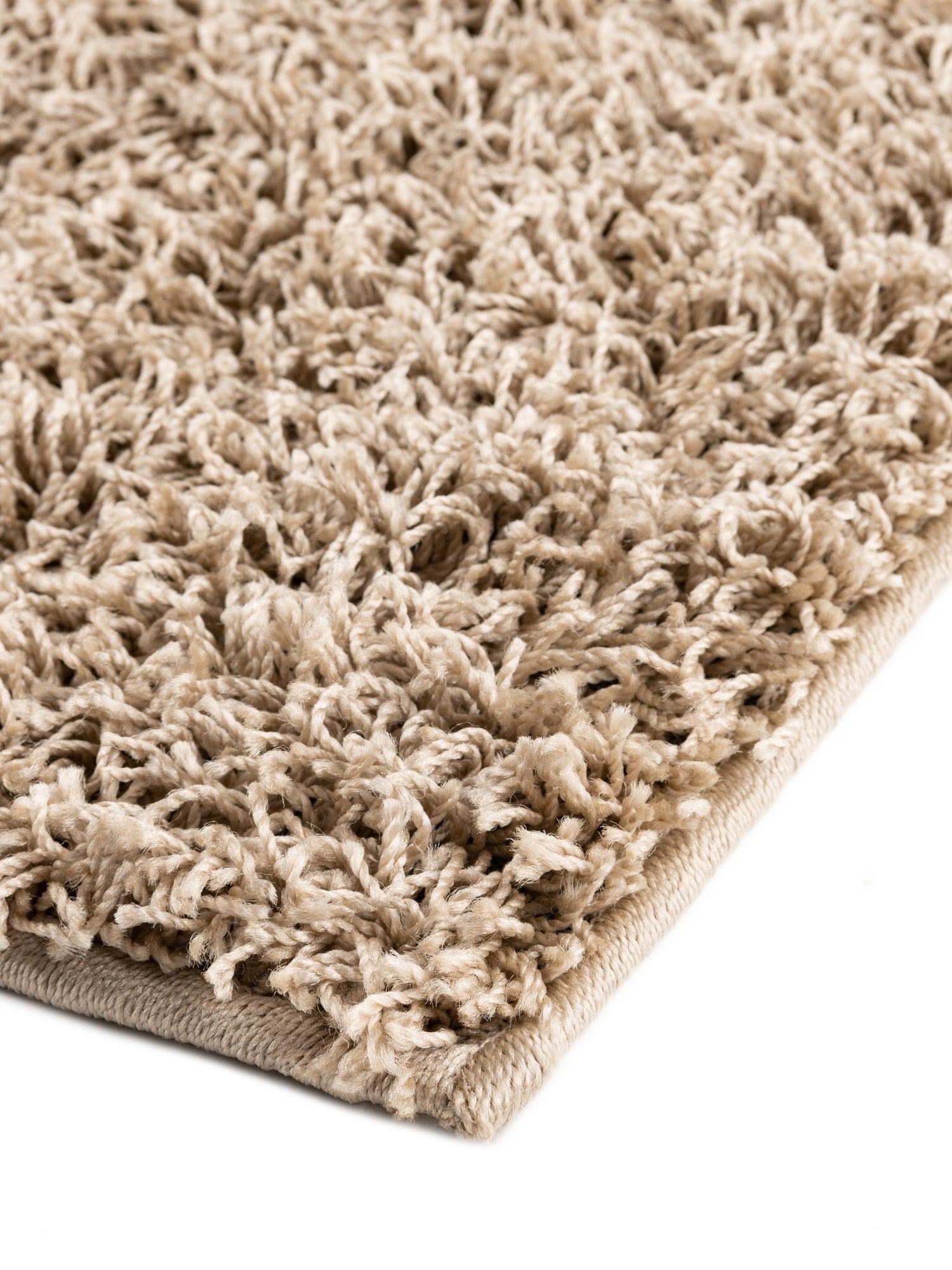 Taupe 2' 2 x 3' Comfort Solid Shag Rectangle Area Rug Thick Soft Touch Fluffy & Plush Shaggy Pile 100% Polypropylene for Living Room, Office, Bedroom for Sale at Rug Engine