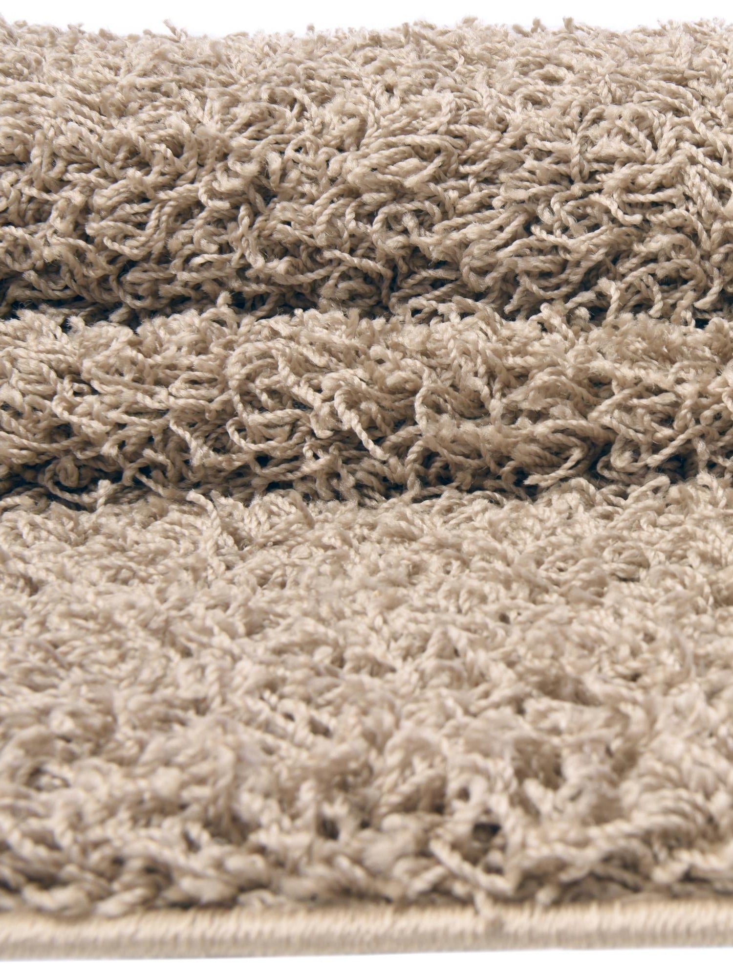 Taupe 3' 3 x 5' 3 Comfort Solid Shag Rectangle Area Rug Thick Soft Touch Fluffy & Plush Shaggy Pile 100% Polypropylene for Living Room, Office, Bedroom for Sale at Rug Engine