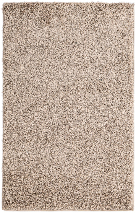 Taupe 3' 3 x 5' 3 Comfort Solid Shag Rectangle Area Rug Thick Soft Touch Fluffy & Plush Shaggy Pile 100% Polypropylene for Living Room, Office, Bedroom for Sale at Rug Engine