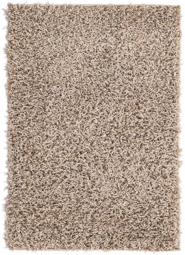 Taupe 2' 2 x 3' Comfort Solid Shag Rectangle Area Rug Thick Soft Touch Fluffy & Plush Shaggy Pile 100% Polypropylene for Living Room, Office, Bedroom for Sale at Rug Engine