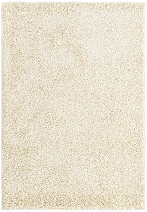 Pure Ivory 4' x 6' Comfort Solid Shag Rectangle Area Rug Thick Soft Touch Fluffy & Plush Shaggy Pile 100% Polypropylene for Living Room, Office, Bedroom for Sale at Rug Engine