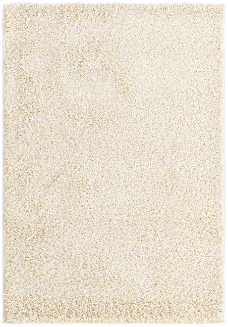 Pure Ivory 4' x 6' Comfort Solid Shag Rectangle Area Rug Thick Soft Touch Fluffy & Plush Shaggy Pile 100% Polypropylene for Living Room, Office, Bedroom for Sale at Rug Engine