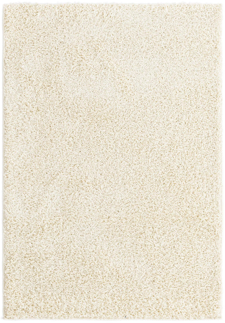 Pure Ivory 4' x 6' Comfort Solid Shag Rectangle Area Rug Thick Soft Touch Fluffy & Plush Shaggy Pile 100% Polypropylene for Living Room, Office, Bedroom for Sale at Rug Engine