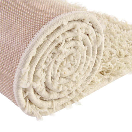 Pure Ivory 7' x 7' Comfort Solid Shag Square Area Rug Thick Soft Touch Fluffy & Plush Shaggy Pile 100% Polypropylene for Living Room, Office, Bedroom for Sale at Rug Engine