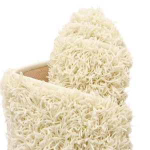 Pure Ivory 2' x 6' Comfort Solid Shag Runner Area Rug Thick Soft Touch Fluffy & Plush Shaggy Pile 100% Polypropylene for Living Room, Office, Bedroom for Sale at Rug Engine