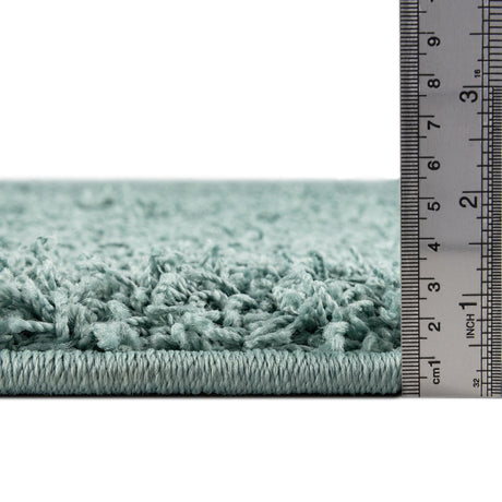 Light Slate Blue 2' 2 x 3' Comfort Solid Shag Rectangle Area Rug Thick Soft Touch Fluffy & Plush Shaggy Pile 100% Polypropylene for Living Room, Office, Bedroom for Sale at Rug Engine