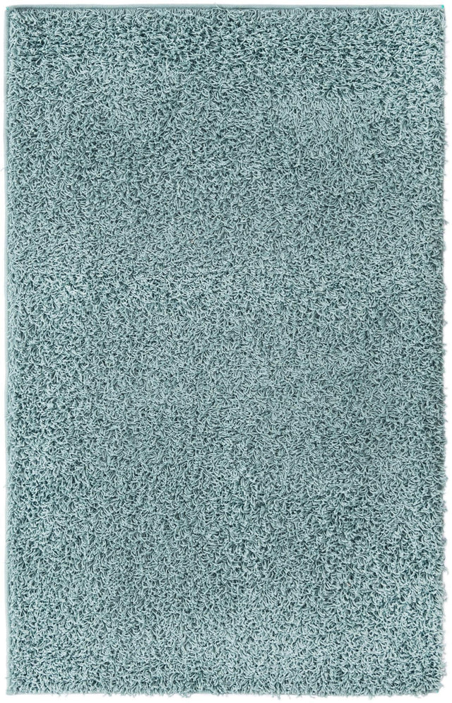 Light Slate Blue 3' 3 x 5' 3 Comfort Solid Shag Rectangle Area Rug Thick Soft Touch Fluffy & Plush Shaggy Pile 100% Polypropylene for Living Room, Office, Bedroom for Sale at Rug Engine