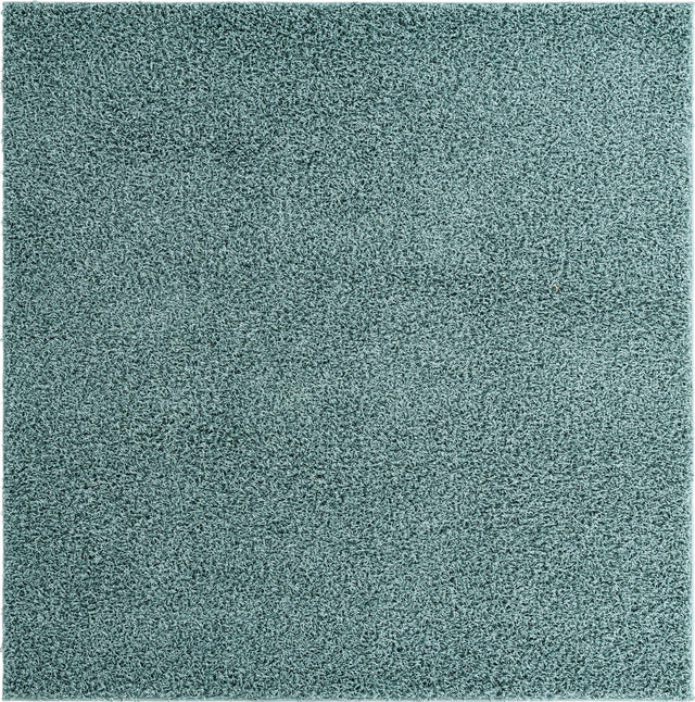 Light Slate Blue 7' x 7' Comfort Solid Shag Square Area Rug Thick Soft Touch Fluffy & Plush Shaggy Pile 100% Polypropylene for Living Room, Office, Bedroom for Sale at Rug Engine