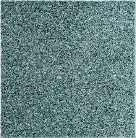 Light Slate Blue 7' x 7' Comfort Solid Shag Square Area Rug Thick Soft Touch Fluffy & Plush Shaggy Pile 100% Polypropylene for Living Room, Office, Bedroom for Sale at Rug Engine