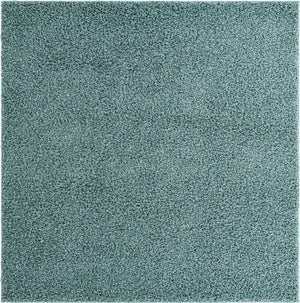 Light Slate Blue 7' x 7' Comfort Solid Shag Square Area Rug Thick Soft Touch Fluffy & Plush Shaggy Pile 100% Polypropylene for Living Room, Office, Bedroom for Sale at Rug Engine