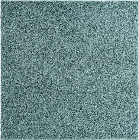 Light Slate Blue 7' x 7' Comfort Solid Shag Square Area Rug Thick Soft Touch Fluffy & Plush Shaggy Pile 100% Polypropylene for Living Room, Office, Bedroom for Sale at Rug Engine