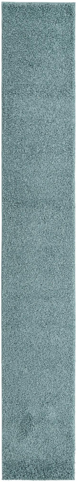 Light Slate Blue 2' 6 x 16' 5 Comfort Solid Shag Runner Area Rug Thick Soft Touch Fluffy & Plush Shaggy Pile 100% Polypropylene for Living Room, Office, Bedroom for Sale at Rug Engine