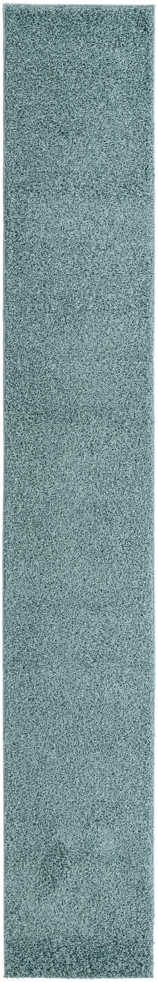 Light Slate Blue 2' 6 x 16' 5 Comfort Solid Shag Runner Area Rug Thick Soft Touch Fluffy & Plush Shaggy Pile 100% Polypropylene for Living Room, Office, Bedroom for Sale at Rug Engine