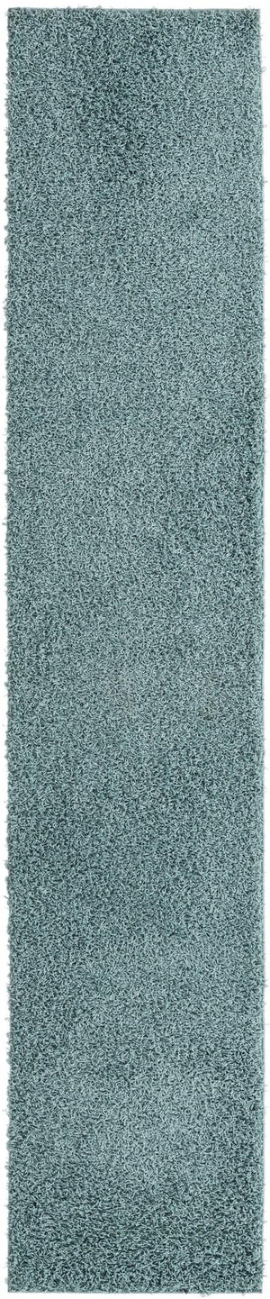 Light Slate Blue 2' 6 x 13' Comfort Solid Shag Runner Area Rug Thick Soft Touch Fluffy & Plush Shaggy Pile 100% Polypropylene for Living Room, Office, Bedroom for Sale at Rug Engine