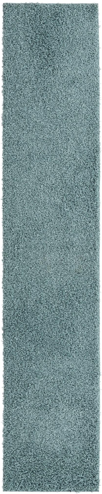 Light Slate Blue 2' 6 x 13' Comfort Solid Shag Runner Area Rug Thick Soft Touch Fluffy & Plush Shaggy Pile 100% Polypropylene for Living Room, Office, Bedroom for Sale at Rug Engine