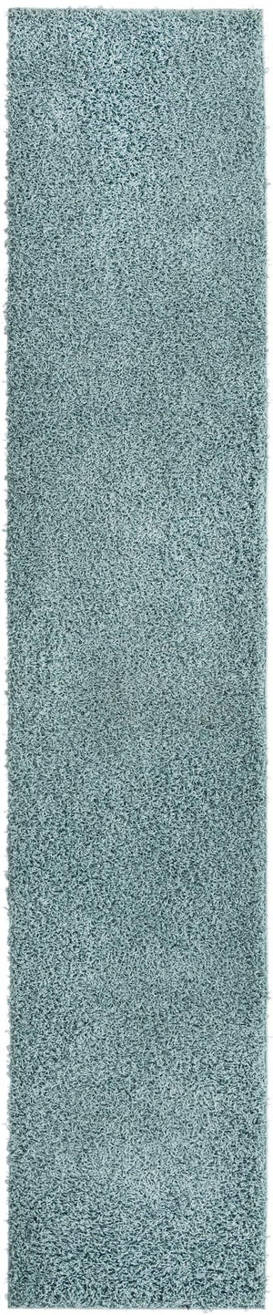 Light Slate Blue 2' 6 x 13' Comfort Solid Shag Runner Area Rug Thick Soft Touch Fluffy & Plush Shaggy Pile 100% Polypropylene for Living Room, Office, Bedroom for Sale at Rug Engine