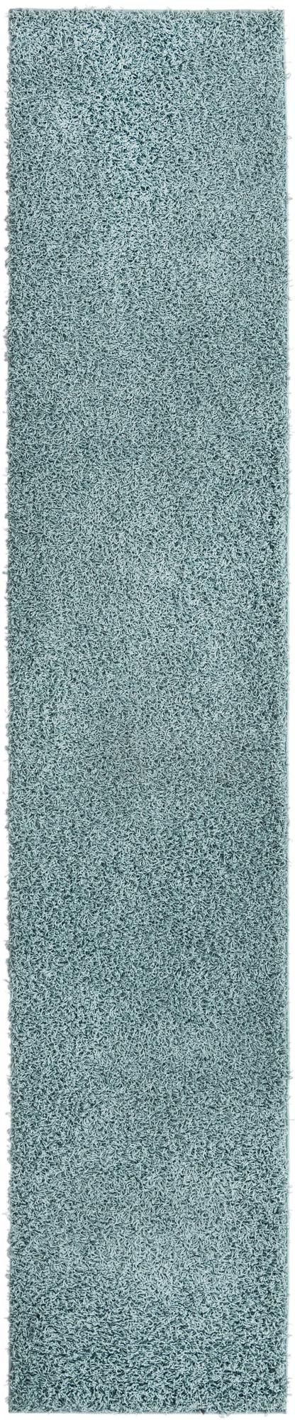 Light Slate Blue 2' 6 x 13' Comfort Solid Shag Runner Area Rug Thick Soft Touch Fluffy & Plush Shaggy Pile 100% Polypropylene for Living Room, Office, Bedroom for Sale at Rug Engine